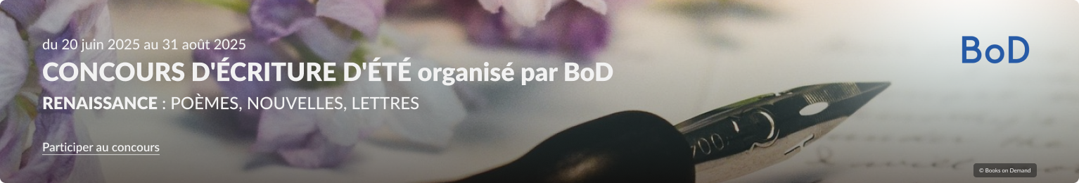 Concours d'écriture BOD été 2025