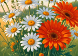 Un beau bouquet de fleur en partage