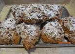 Scones orange canneberges à la crème fraîche