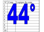 44° diagosudoku, avec la solution du quarante-troisième