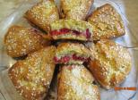Scones ricotta, citron vert et framboises