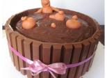 Gâteau bain de boue de cochons