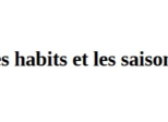 Nouvelle "Les habits et les saisons" pour le concours estival "Renaissance"
