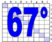 67° diagosudoku, avec la solution du soixante-sixième