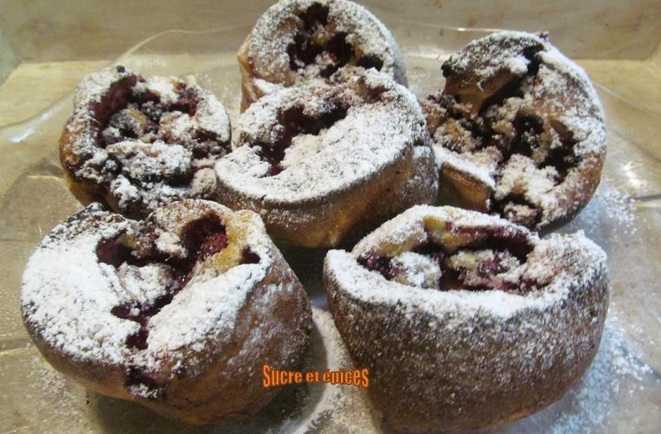 Popovers aux framboises