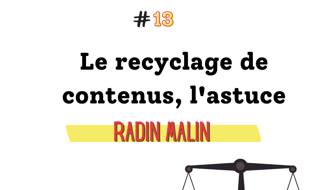 Recyclages de contenus et snack content : le duo éco gagnant