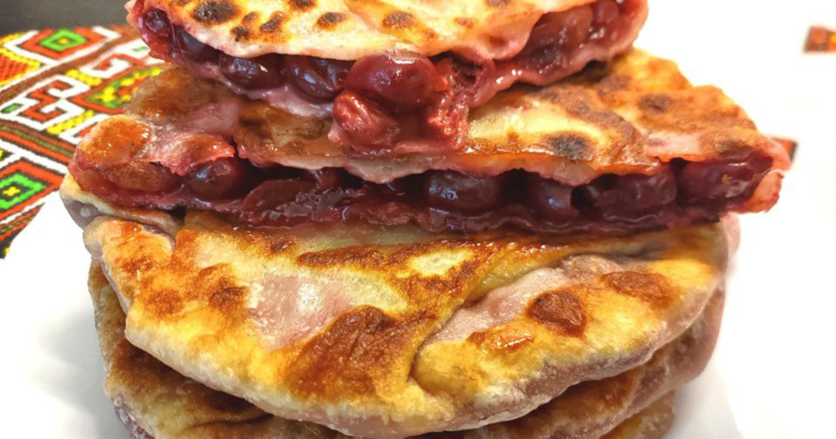 Galettes aux griottes à la poêle (vegan) - Recette en vidéo