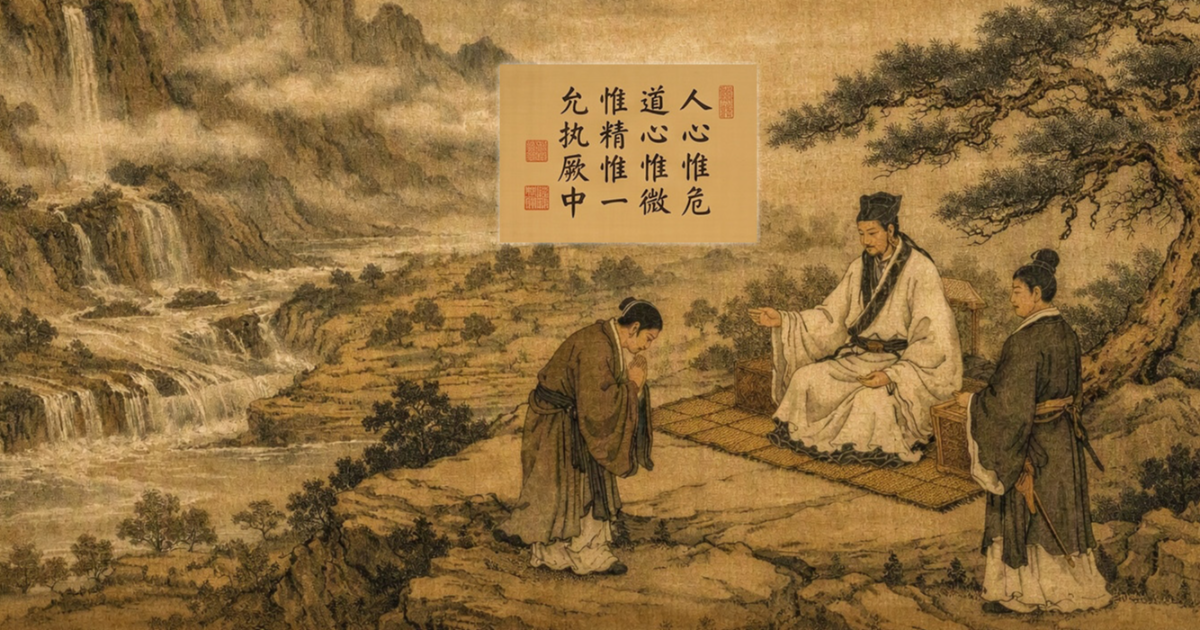 I consigli di governo del Grande Yu 大禹谟 e il “Motto dei Sedici Caratteri” 十六字心传