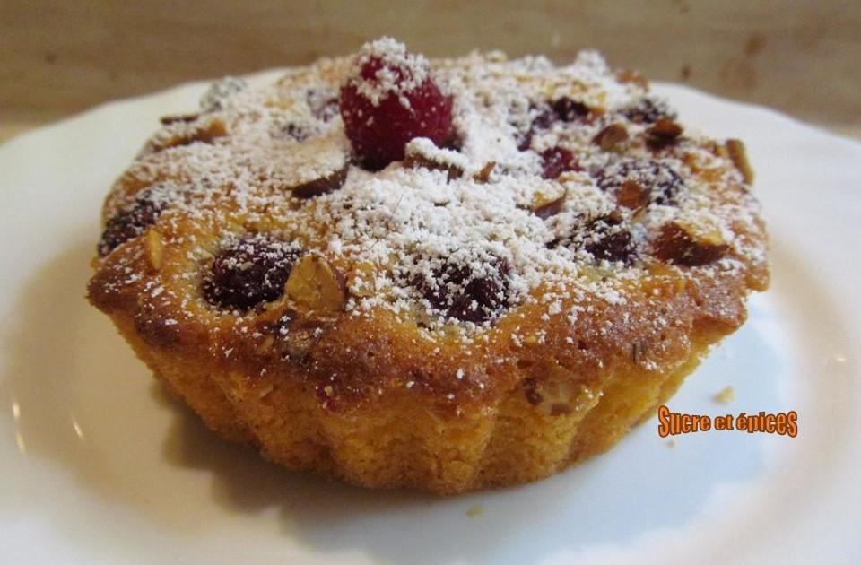 Petits moelleux framboises-amandes