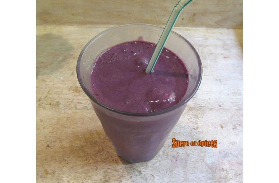 Milkshake aux mûres