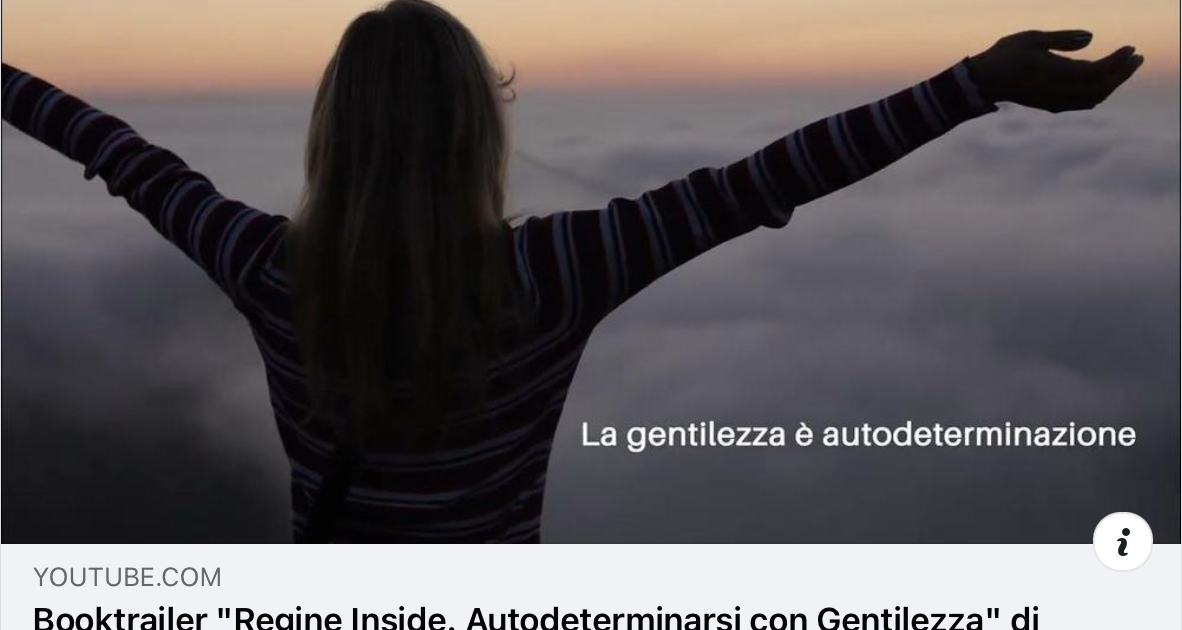 Il booktrailer del mio libro REGINE INSIDE. AUTODETERMINARSI CON GENTILEZZA.