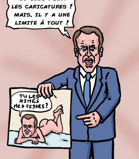 Macron et les caricatures