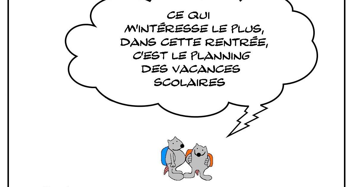 Rentrée scolaire des ratons