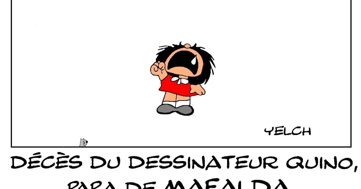 Le décès du dessinateur Quino , papa de Mafalda
