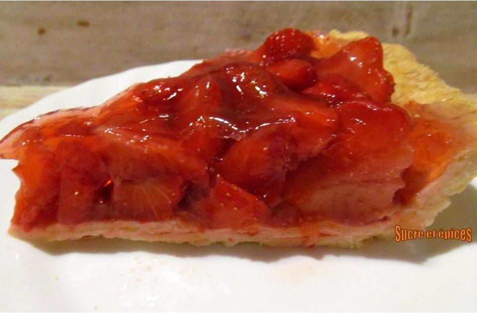 Tarte aux fraises facile et légère