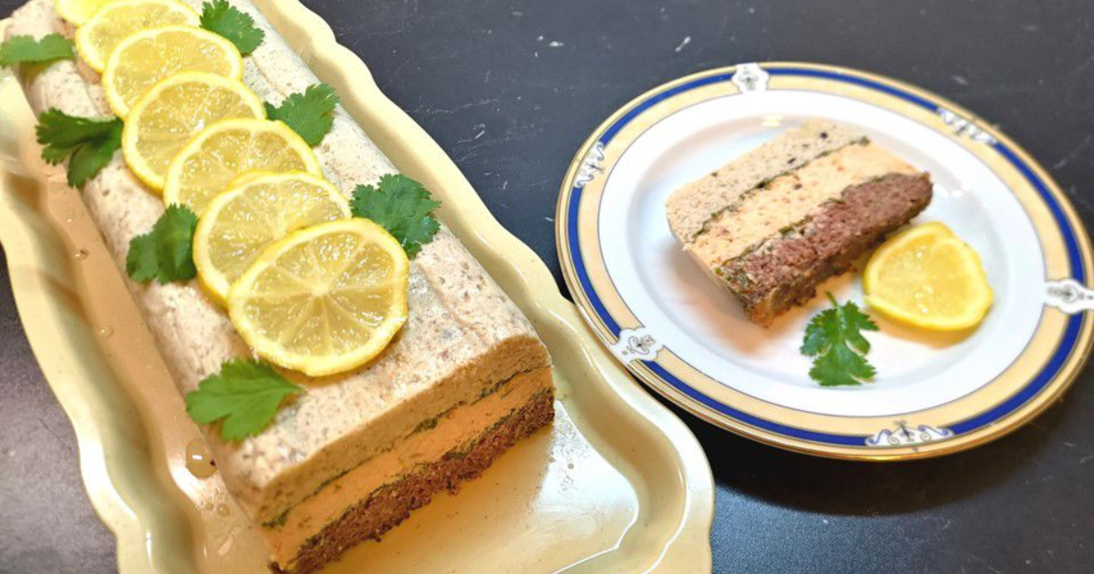 Terrine en trois couleurs et saveurs - Recette en vidéo