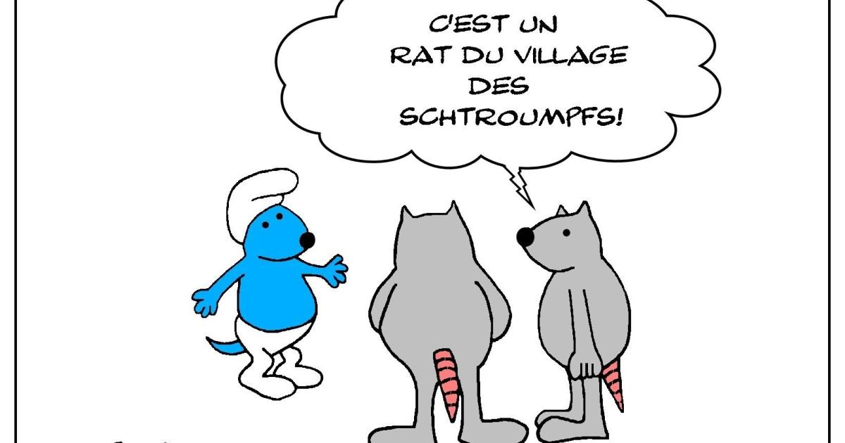 Schtroumpf ! Un Rat !