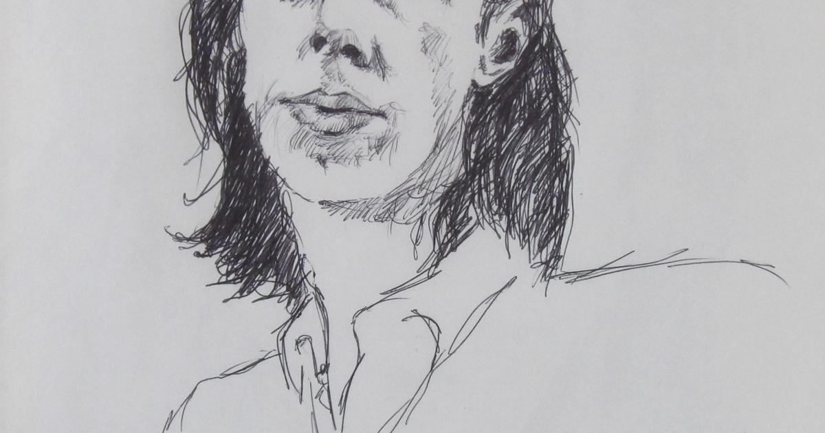 Dessin - Nick Cave - L'Habité - 1994