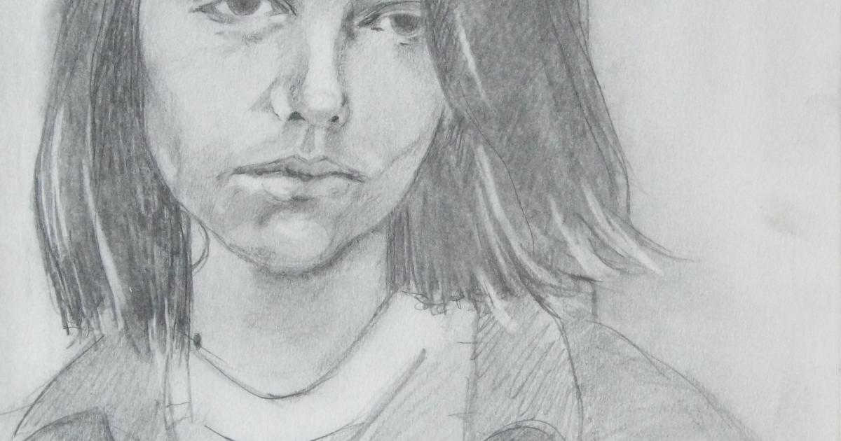 Carnets Dessins jeux de couleurs et d'ombres : 1993- Les adolescentes - Sandra