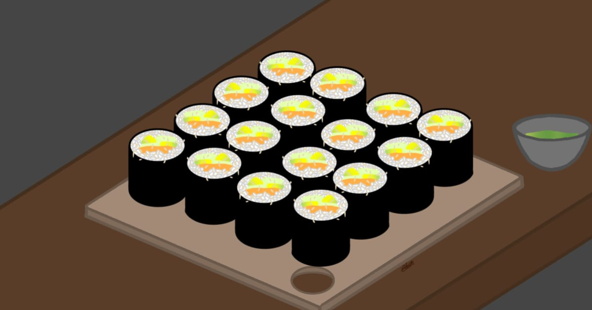 La création des Makizushis ou plus communément appelés Maki