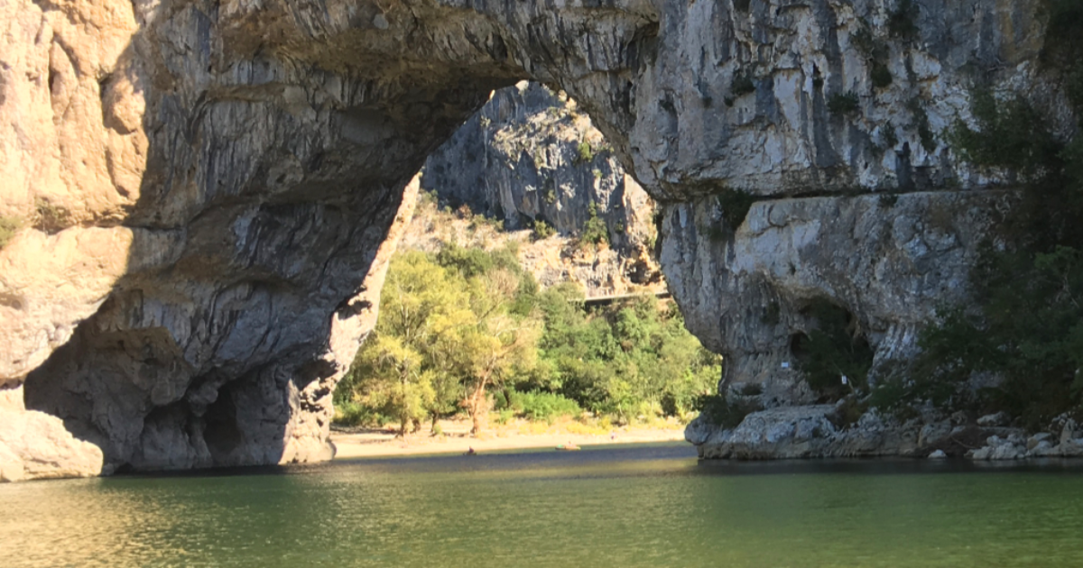 Plage du Pont d'Arc - 03/10/2018