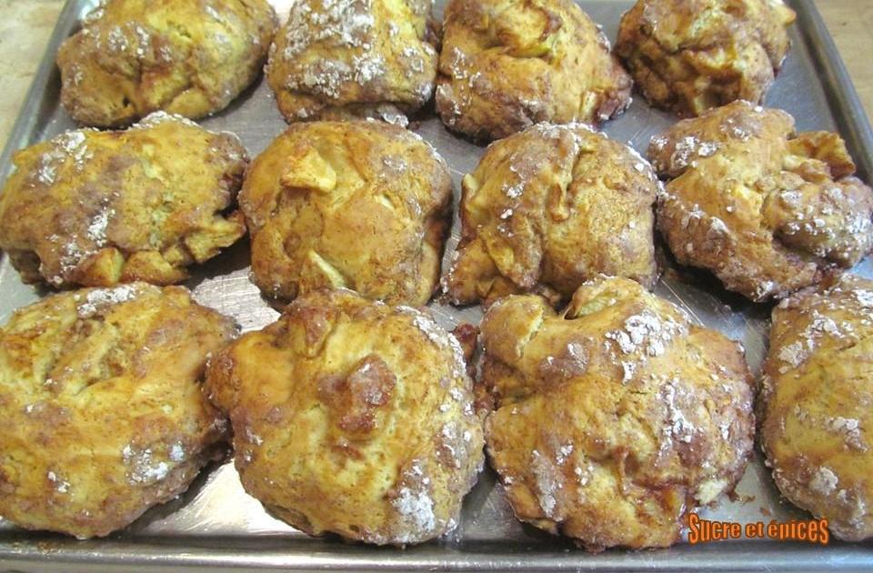 Biscuits rustiques pommes-cannelle