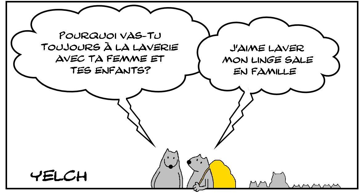Laverie et famille
