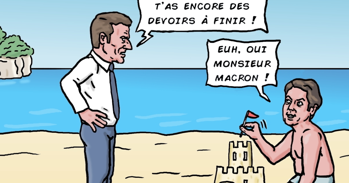 Bientôt les vacances pour Gabriel Attal !