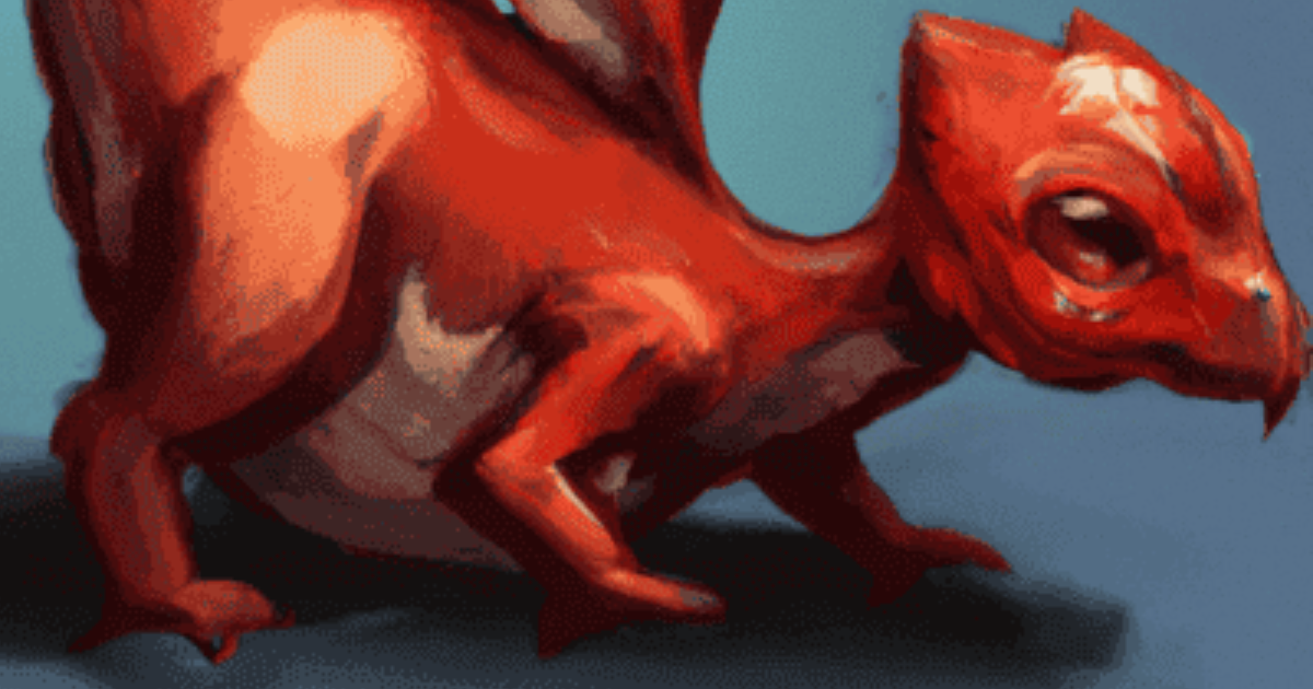 Notre dragon au gros bidon