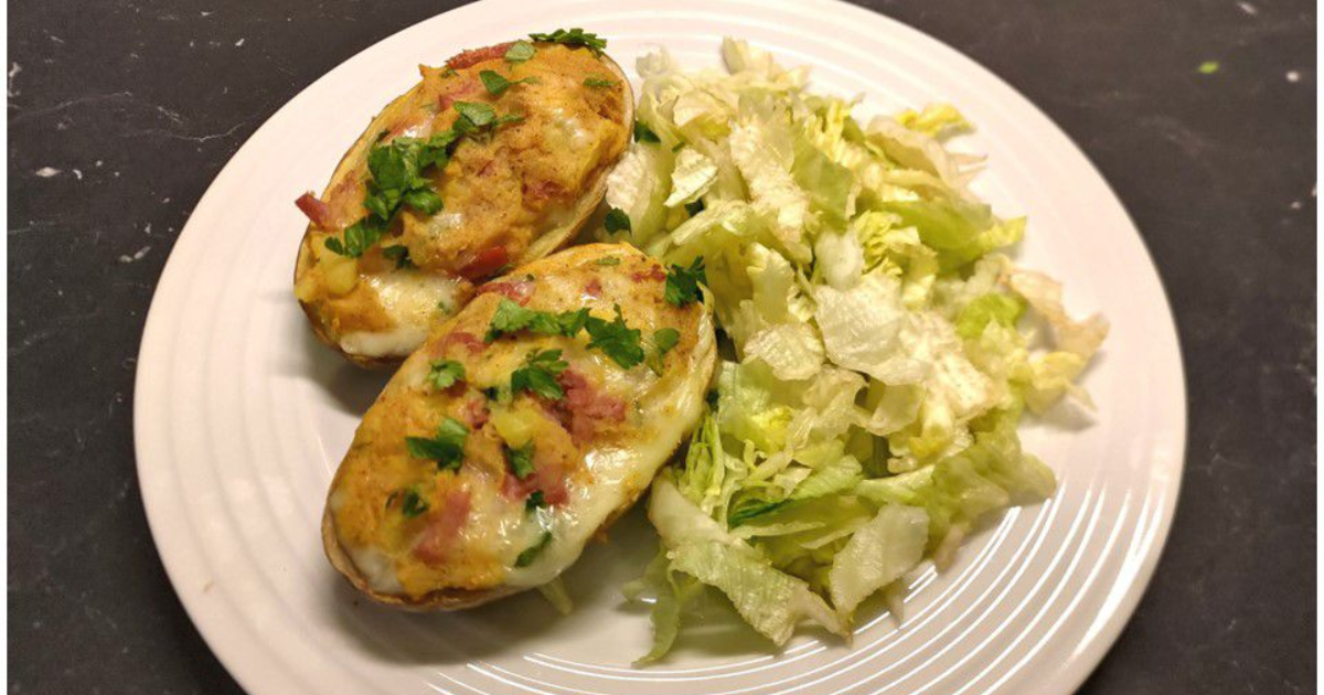 Pommes de terre gratinées au bacon et à la scamorza - Recette en vidéo