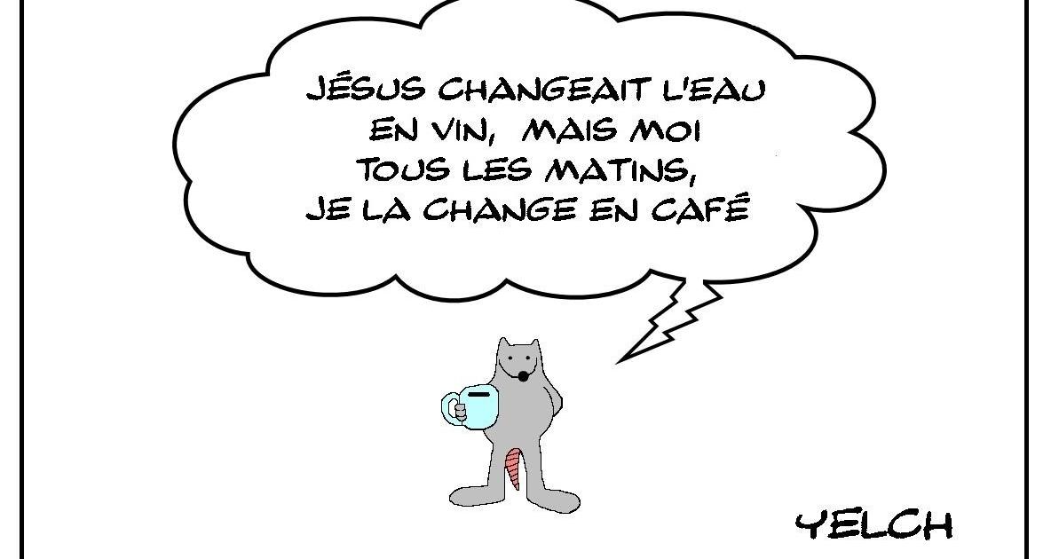 Changer l'eau en café