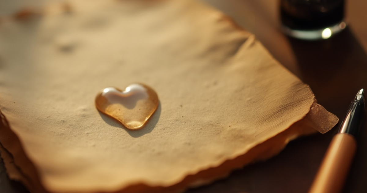 Une larme est tombée