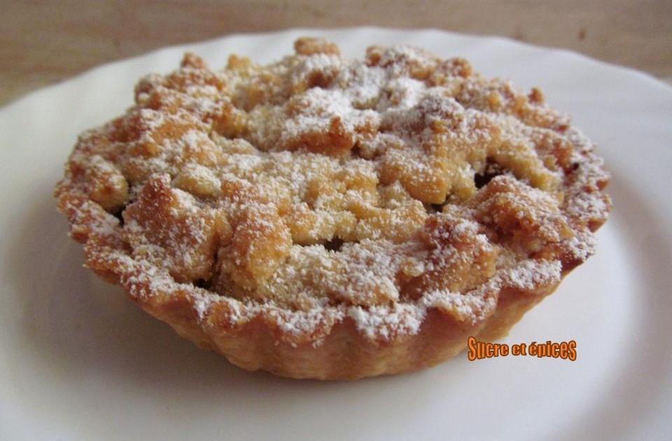 Tartelettes aux pommes et crumble