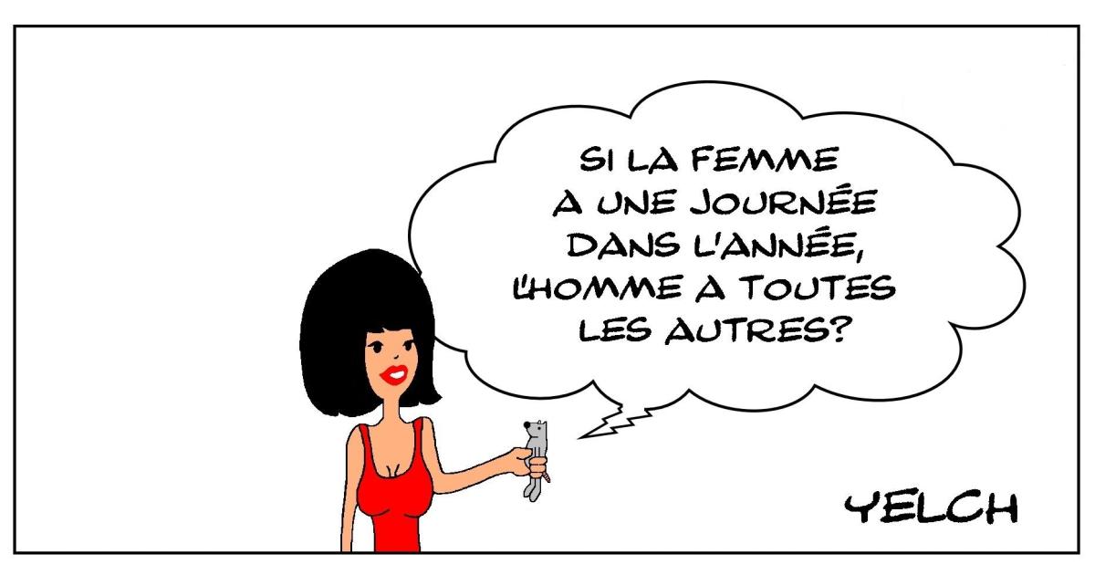 Le rat qui s'intéressait à la journée de la femme