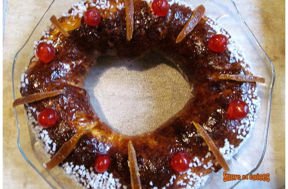 Brioche provençale aux fruits confits ou Couronne des rois