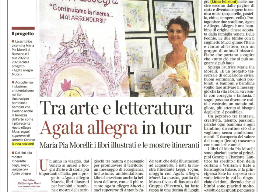 Dai libri alla mostra itinerante: LEGGI, SOGNA, VIAGGIA con AGATA ALLEGRA MUCCI
