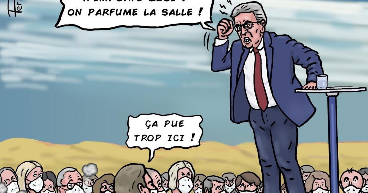 le meeting olfactif de Mélenchon