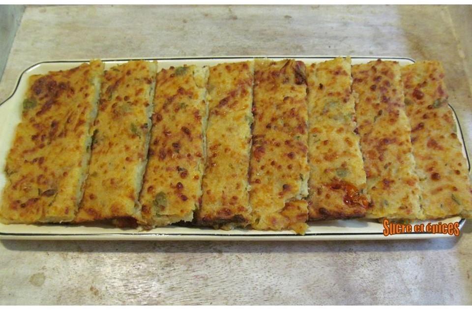 Bâtonnets façon pizza à base de pain