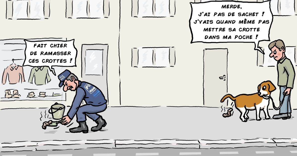 Fini les crottes de chiens sur la voie publique !
