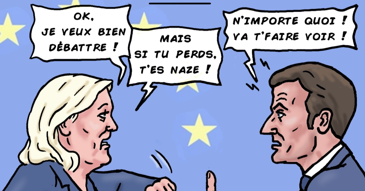 Elections européennes :                                    le deal Macron - Marine Le Pen