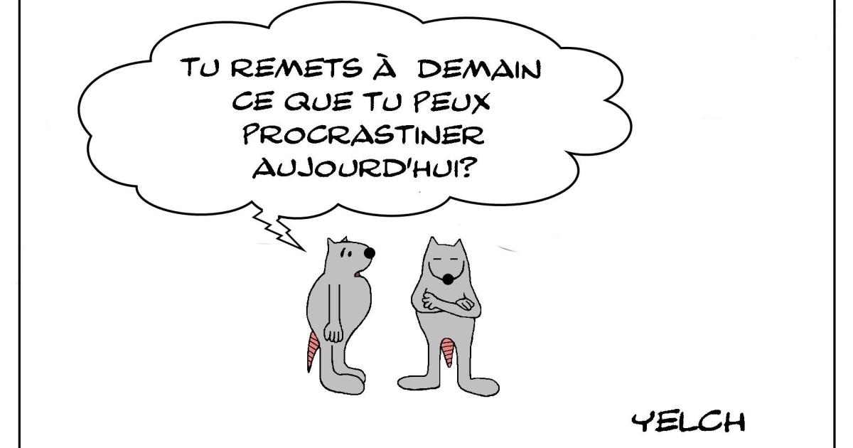 le rat qui procrastinait le lendemain