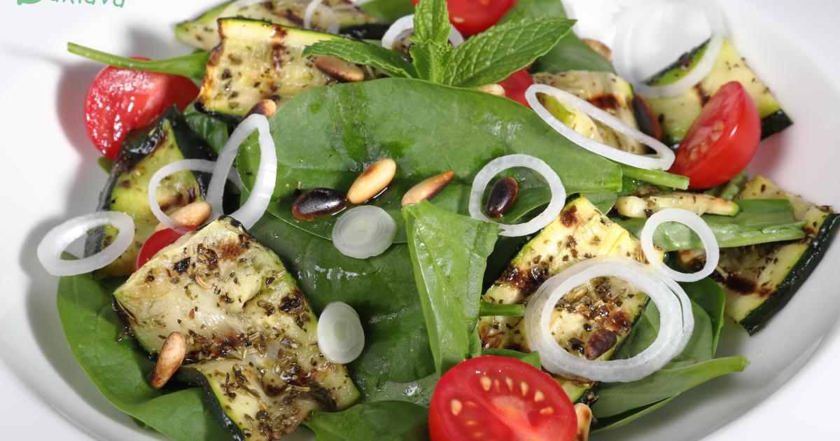 Salade de courgettes grillées