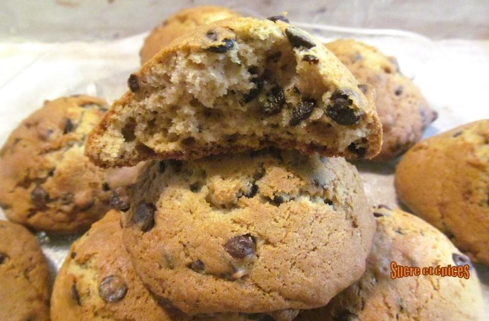 Cookies aux pépites de chocolat et à la compote de pommes