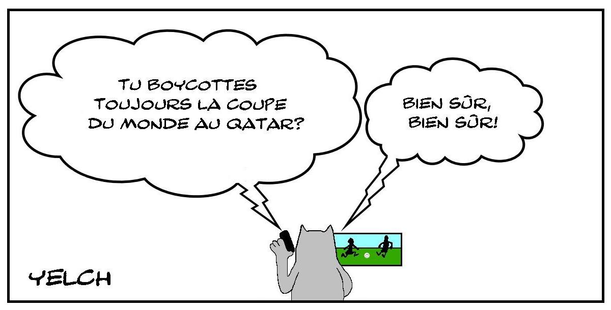 Je boycotte , moi non plus...