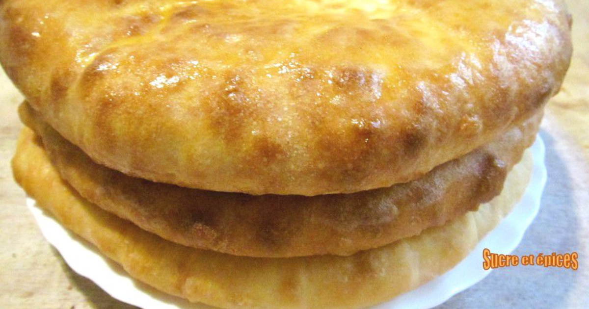 Tartes ossètes aux pommes de terre et au fromage (Kartofdjine) 