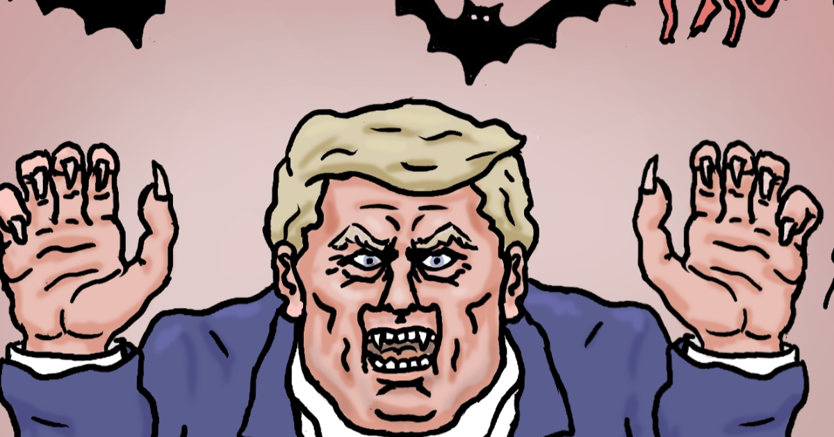 Trump, la super créature d'Halloween