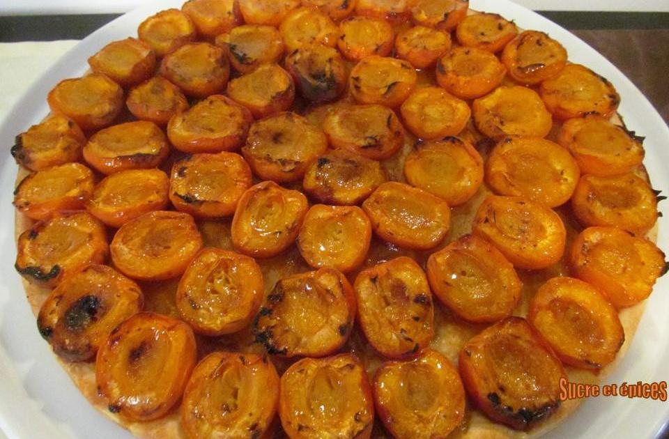 Tarte fine aux abricots
