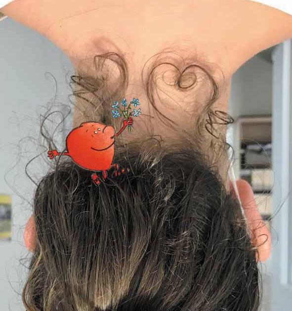 Le p'tit Coeur s'emmèle... les cheveux !