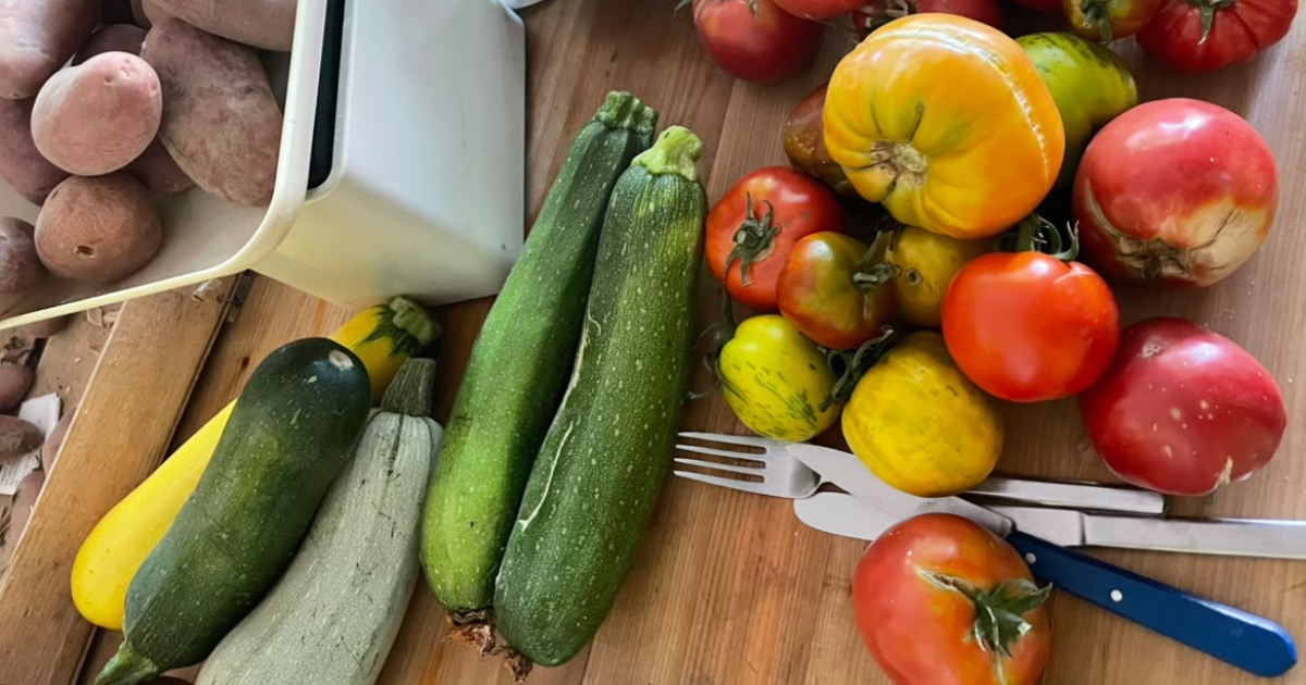La pesée des tomates