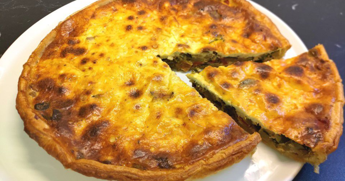 Quiche aux légumes - Recette en vidéo